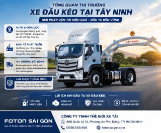 Mua Xe Đầu Kéo Tại Tây Ninh Ở Đâu Uy Tín? Tư Vấn Chọn Xe Foton Auman