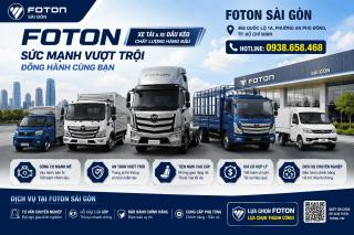 Xe Tải Foton Sài Gòn – Giá Chuẩn Đại Lý, Trả Góp 80%, Bảo Hành Chính Hãng 3 Năm
